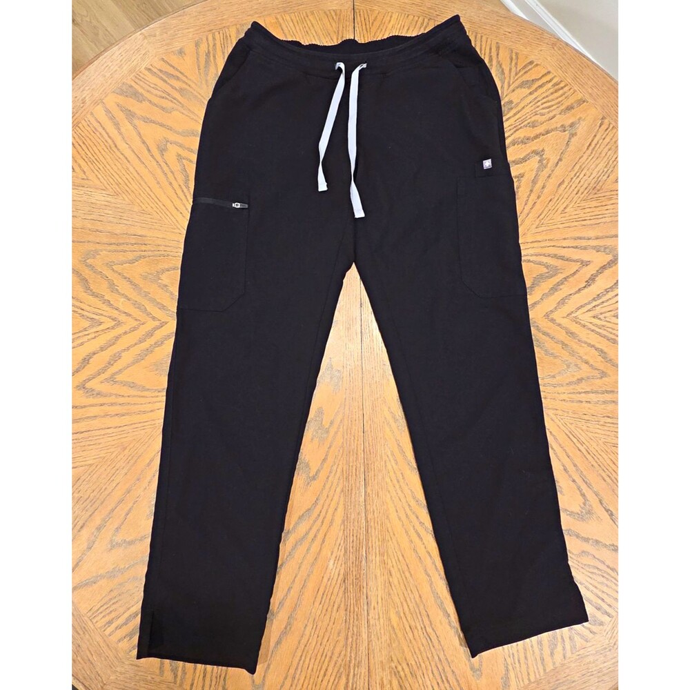 FIGS Yola Maternity Scrub Pants Womens S Black Slim Straight Medical Nurse Work